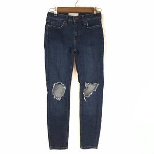 Free People Jeans 6185516515125 Skinny Ankle Dark Poshmark